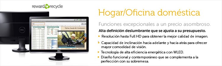 DellMonitores para el hogar y la oficina doméstica